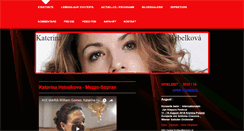 Desktop Screenshot of katerina-hebelkova.com